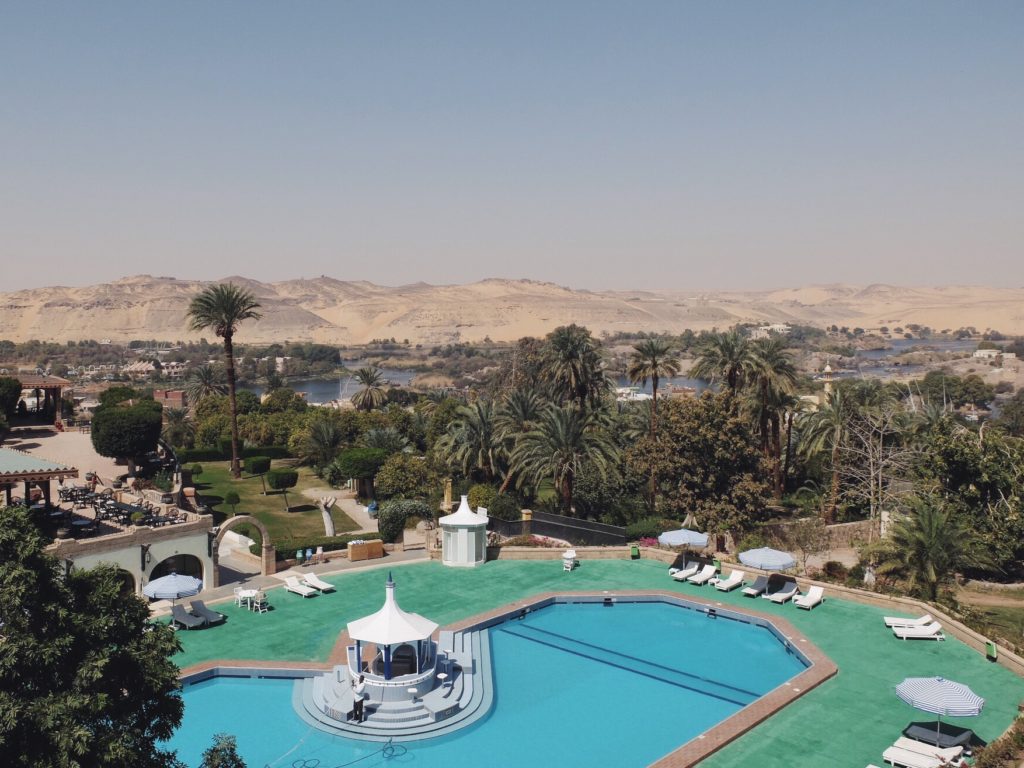 vue hôtel Egypte