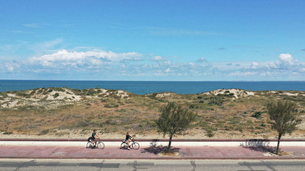 balade en vélo à Soulac-sur-mer