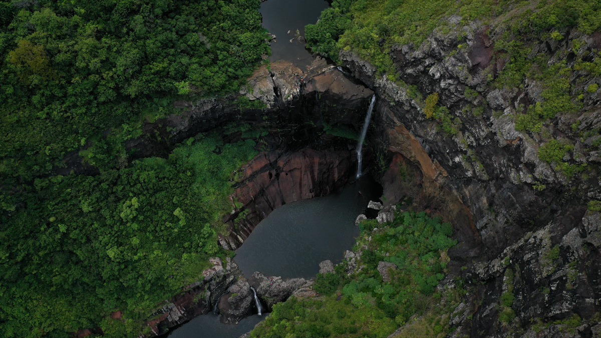 les 7 cascades à l'Ile Maurice