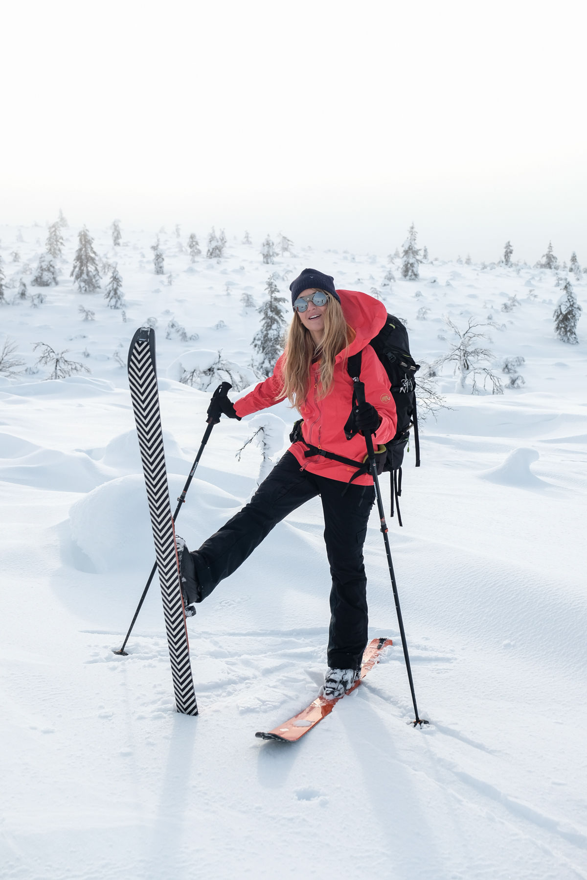 ski de randonnée en laponie finlandaise